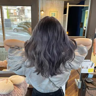 セミロング カラー 犬飼 幸志のヘアスタイル