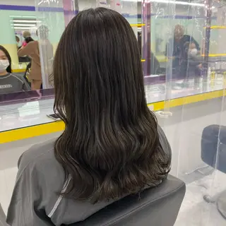 セミロング カラー ヘアアレンジ GOTODAY shair salon 横浜mare店所属・透明感抜群カラー mai🍑♡のヘアスタイル