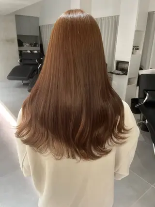 セミロング カラー グレージュ|くすみ× 透明感|kazutoのヘアスタイル