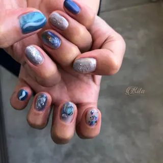 ネイル Rio 𓍼のネイルデザイン