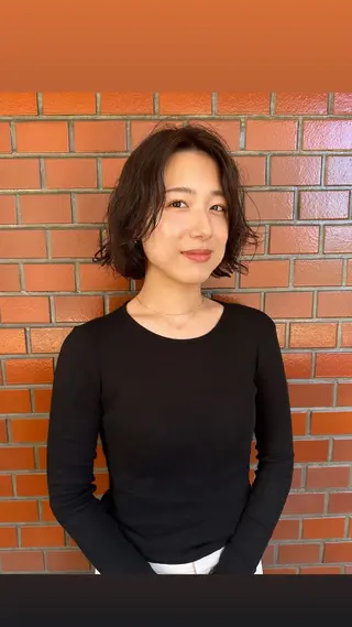 ショート カラー パーマ 梅田/似合わせヘア/ sayakaのヘアスタイル