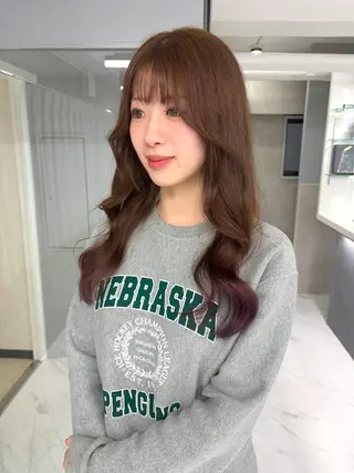 ロング カラー Miyu🎀レイヤー ／透明感カラー🪽のヘアスタイル