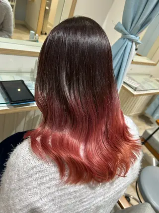セミロング 大川 夏実のヘアスタイル