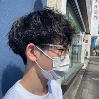 ショート パーマ メンズ すげさやか ✨メンズカットパーマのヘアスタイル