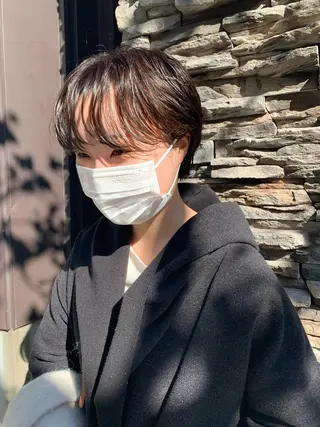 ショート カラー パーマ パーマ/ボブ/ 神戸/豊浦翔太のヘアスタイル