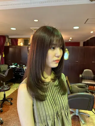 ロング カラー 【レイヤー/韓国風 /髪質改善】RINのヘアスタイル