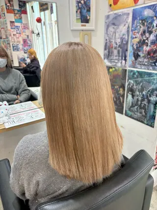 ミディアム カラー 推しカラー*.✦ ミク✦.*のヘアスタイル