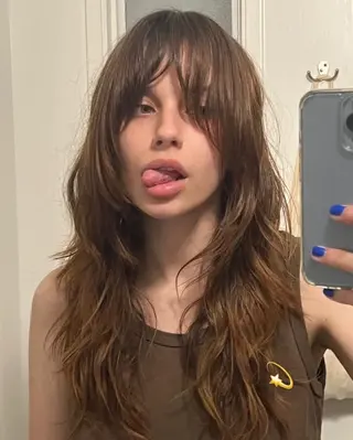 ロング 吉田一輝 外国人パーマのヘアスタイル