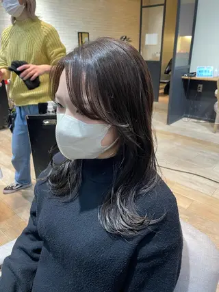 セミロング 亀川蓮 Agu hairのヘアスタイル