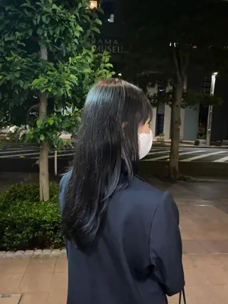 カラー MIDORI🎀 透明感/ベージュのヘアスタイル