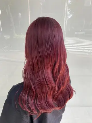 ロング カラー レイヤー×韓国 🇰🇷鈴木啓太のヘアスタイル