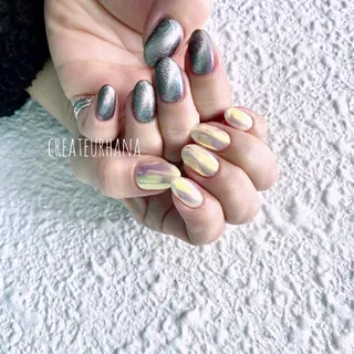 ネイル クレアトゥール華 都賀店所属・三橋 結菜のネイルデザイン