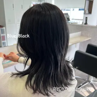 セミロング カラー パーマ ヘアアレンジ メンズ ワット 原宿のヘアスタイル