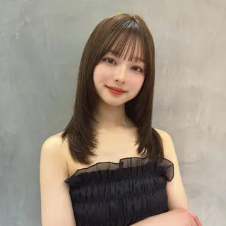 ミディアム カラー レイヤー/韓国✨ 髪質改善/KAのヘアスタイル