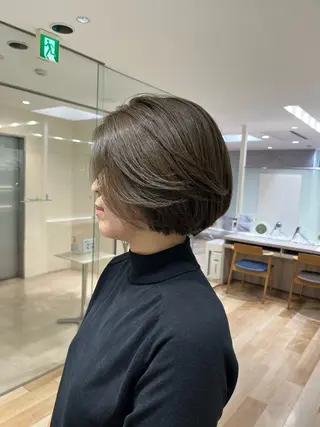 ショート 大人かわいい lobec/田代のヘアスタイル