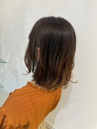 ミディアム 極艶透明感カラー🐰 髪質改善/出雲つぐみのヘアスタイル