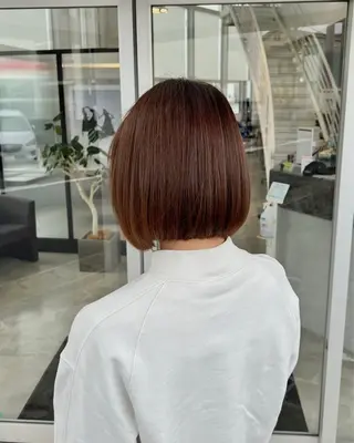 カラー パーマ／ 義見 優斗のヘアスタイル