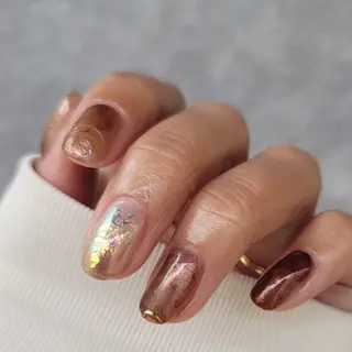 ネイル 🌲🌳🚪iiit o🌲🌳🌲のネイルデザイン