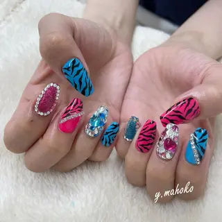 ネイル She nail studio 原宿所属・パラジェル有/ スカルプ/mahoのネイルデザイン