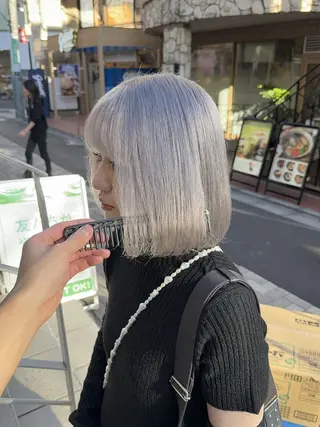 ミディアム カラー 透明感カラー/ kazusaのヘアスタイル