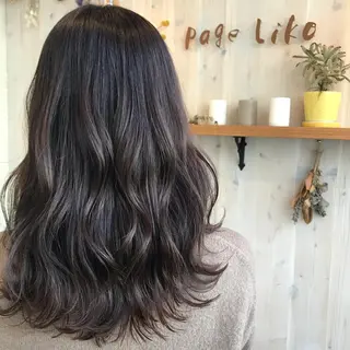 セミロング カラー 透明感カラー/ 寺田千雅子のヘアスタイル