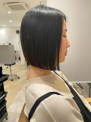 ショート 髪質改善ストレー ト指名NO.1林駿希のヘアスタイル
