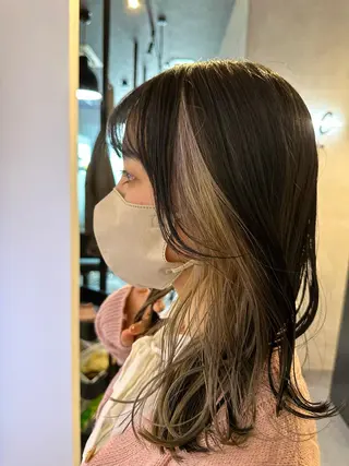 ミディアム カラー オトナかわいい♡◌ ⑅⃝*GISELLEのヘアスタイル