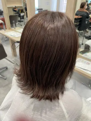 ミディアム 永田 まどかのヘアスタイル