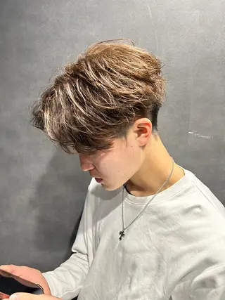 カラー メンズ ❤️‍🔥メンズ専門 mamu❤️‍🔥のヘアスタイル