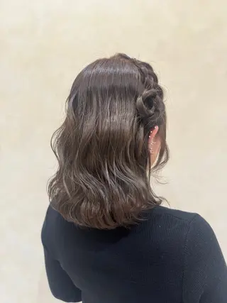 ミディアム ヘアアレンジ sakura❀/板橋 モデル募集中🪄︎︎のヘアスタイル