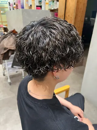 パーマ メンズ enn 天王寺所属・松平 拓巳のヘアスタイル