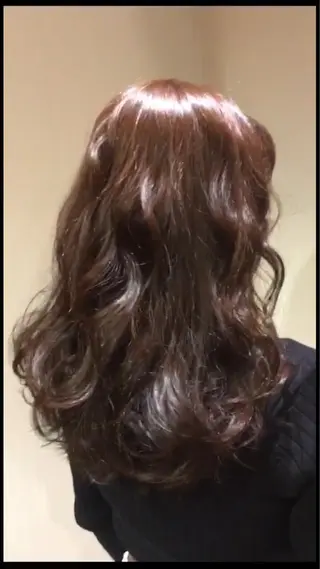 セミロング カラー パーマ moku所属・【mokuオーナー】 ちはるのヘアスタイル