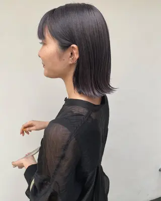 ミディアム カラー tonari 梅田、中崎町のヘアスタイル