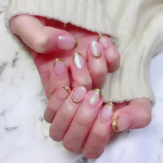 ロング カラー ネイル Q Free nailsのネイルデザイン