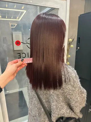 カラー noa / 郡山ボブ /透明感カラー🤍のヘアスタイル