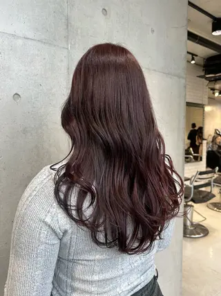 ロング カラー ヘアアレンジ ボブ艶モテカラー🫧 カリンのヘアスタイル