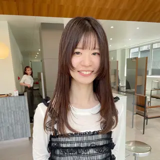 ロング カラー ブリーチ/レイヤー 🌻Mutsumiのヘアスタイル