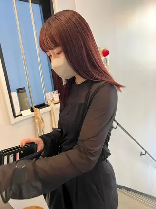 セミロング メイ🩰wカラー/ お呼ばれヘアのヘアスタイル