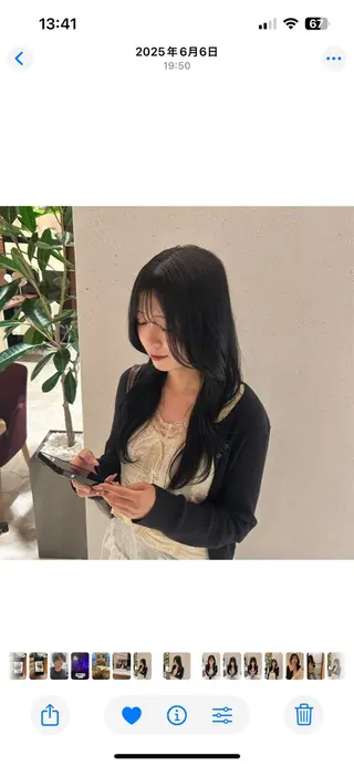 ロング カラー 梅田/カラーモデル/ midukiのヘアスタイル