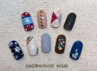 ネイル センター南 eclatのネイルデザイン