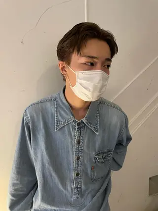 カラー メンズ アオキ リノのヘアスタイル