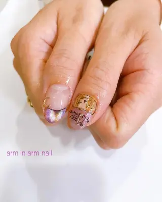 ネイル arm in arm ︎✿Yamamotoのマツエク・マツパデザイン