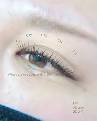 マツエク・マツパ n9　brow所属・n9　brow sumi.の眉毛・アイブロウイメージ