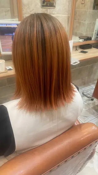 ミディアム 松田 唯叶のヘアスタイル