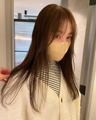 ロング カラー 後藤璃子 (ごとうりこ)のヘアスタイル