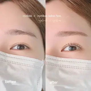 マツエク・マツパ eyelash ×  eyebrow salon Non.所属・Non. NANASEのマツエク・マツパデザイン
