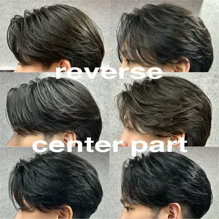 ショート カラー メンズ メンズスタイリスト 前田雄輝のヘアスタイル