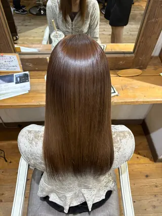 ロング 西元 群/艶髪/髪質改善のヘアスタイル