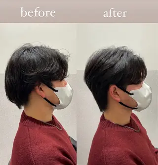 メンズ ❤︎︎韓国ヘア❤︎︎ 𝑺𝒉𝒊𝒉𝒐のヘアスタイル