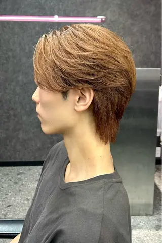 ショート カラー メンズ メンズスタイリスト 前田雄輝のヘアスタイル